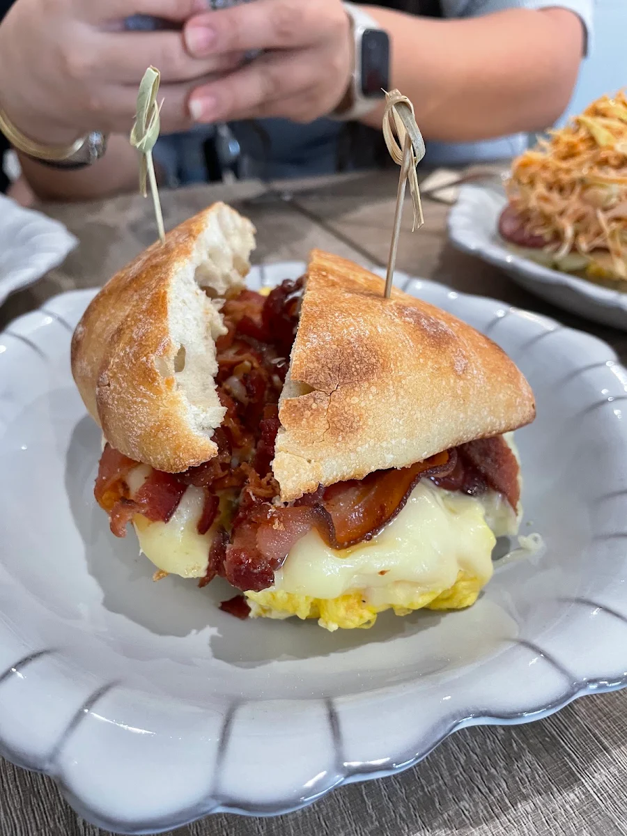 Bacon Egg Cado Ciabatta