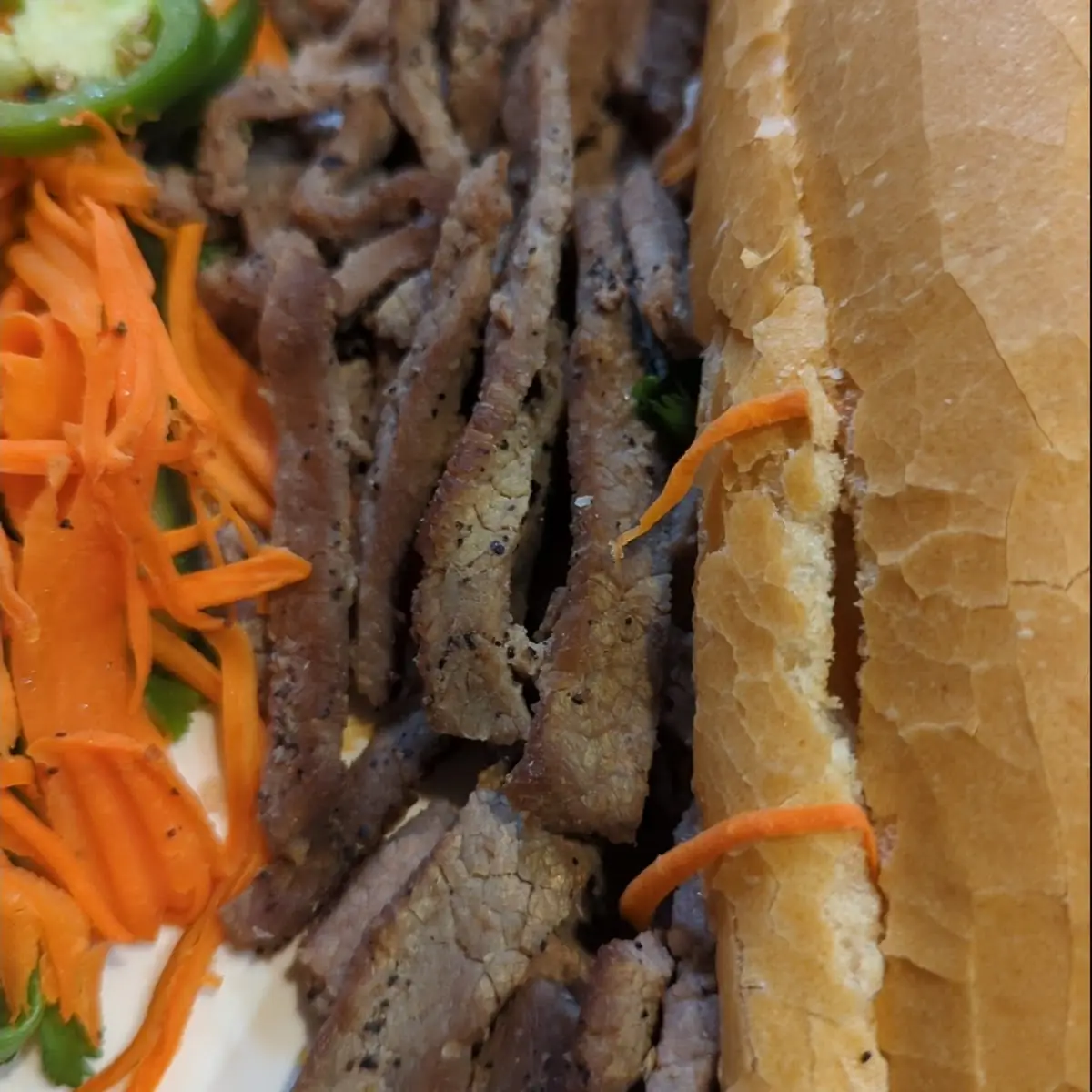 Grilled Beef Banh MI