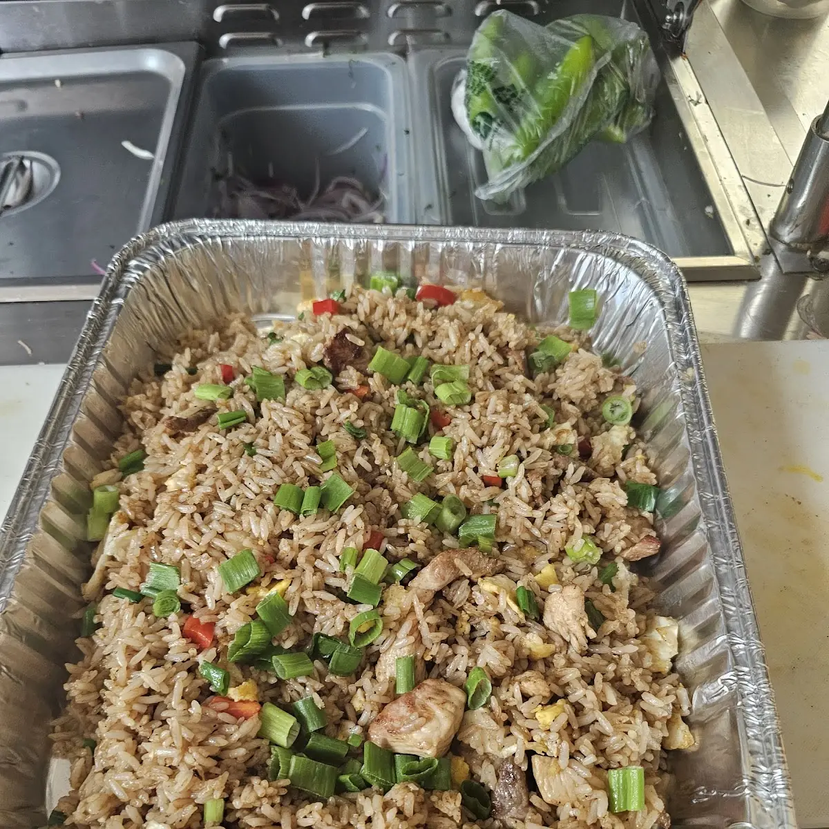 Chaufa De Pollo Chicken Peruvian Style Fried Rice