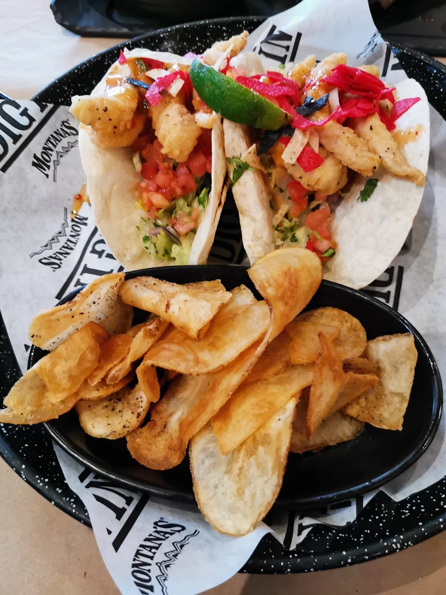 Fish Tacos and Chips, Montana’s BBQ & Bar