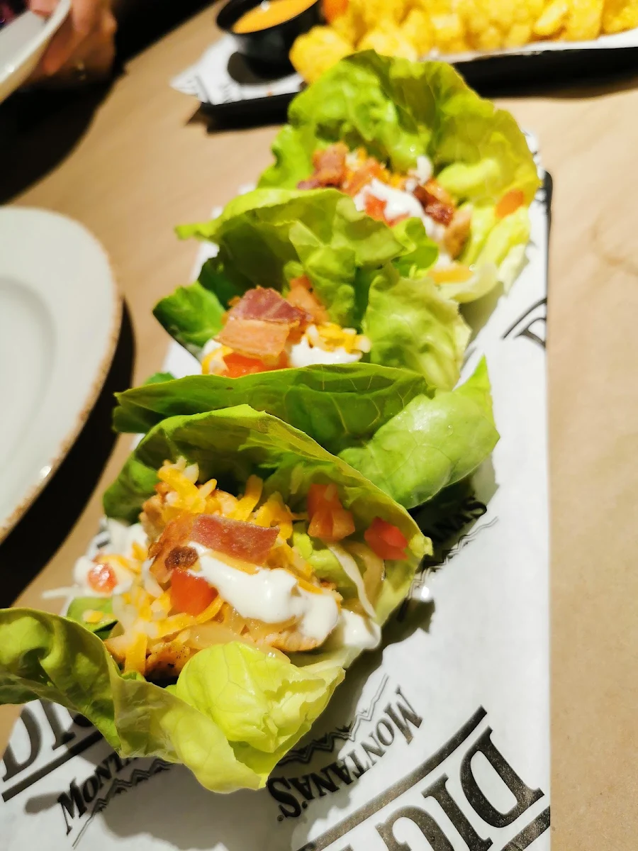 Letuce Wraps, Montana’s BBQ & Bar