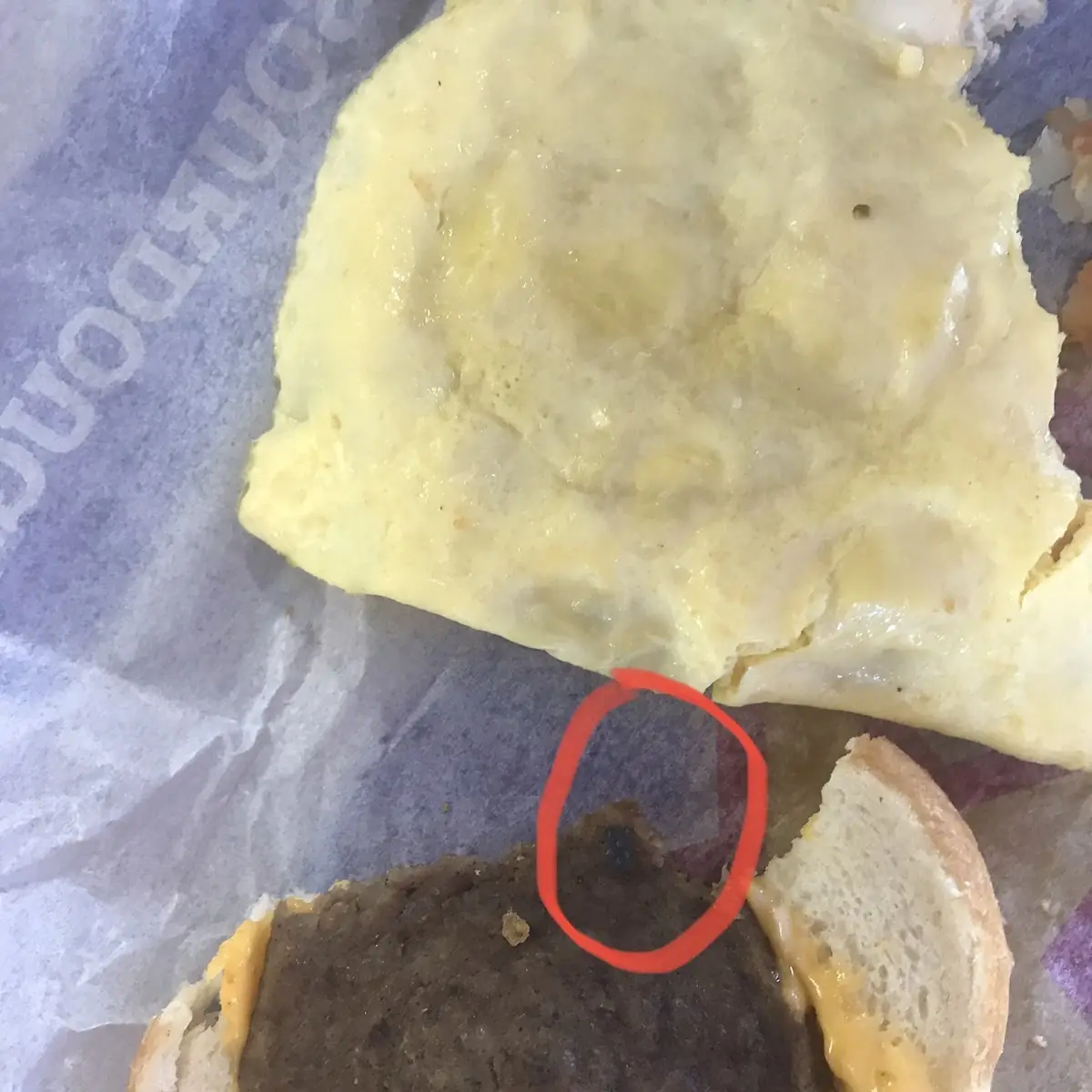 Sausage Egg and Cheese Biscuit Sandwich