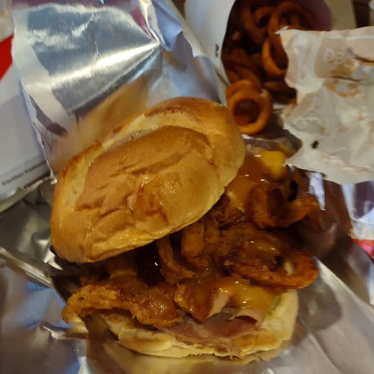 Quarter Pound Chopped Brisket Sandwich