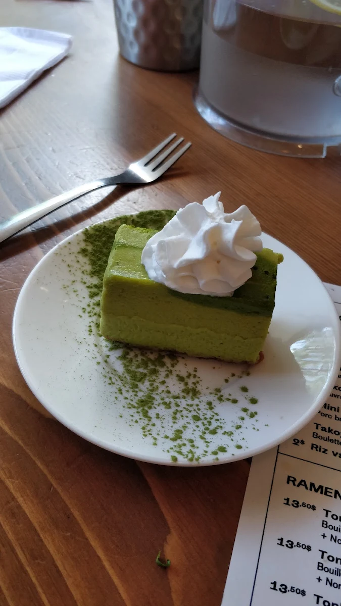 Matcha Cheesecake, Tsukuyomi Ramen - Mile End