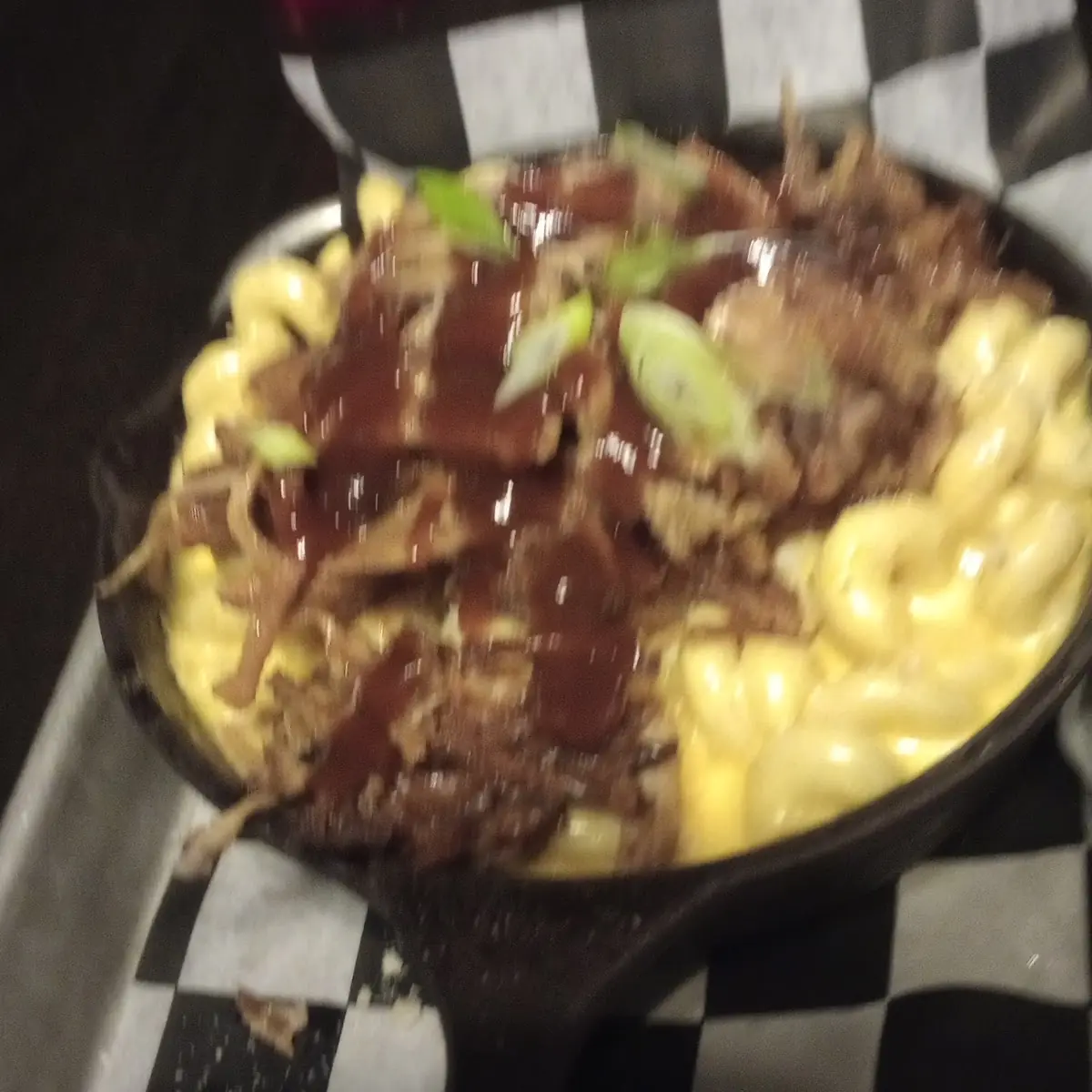 Mac and Cheese with BBQ Pulled Pork