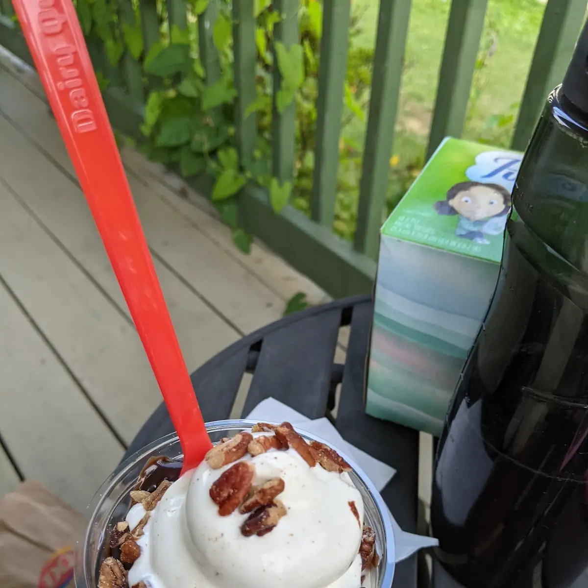 Peanut Buster Parfait Made with Pecans