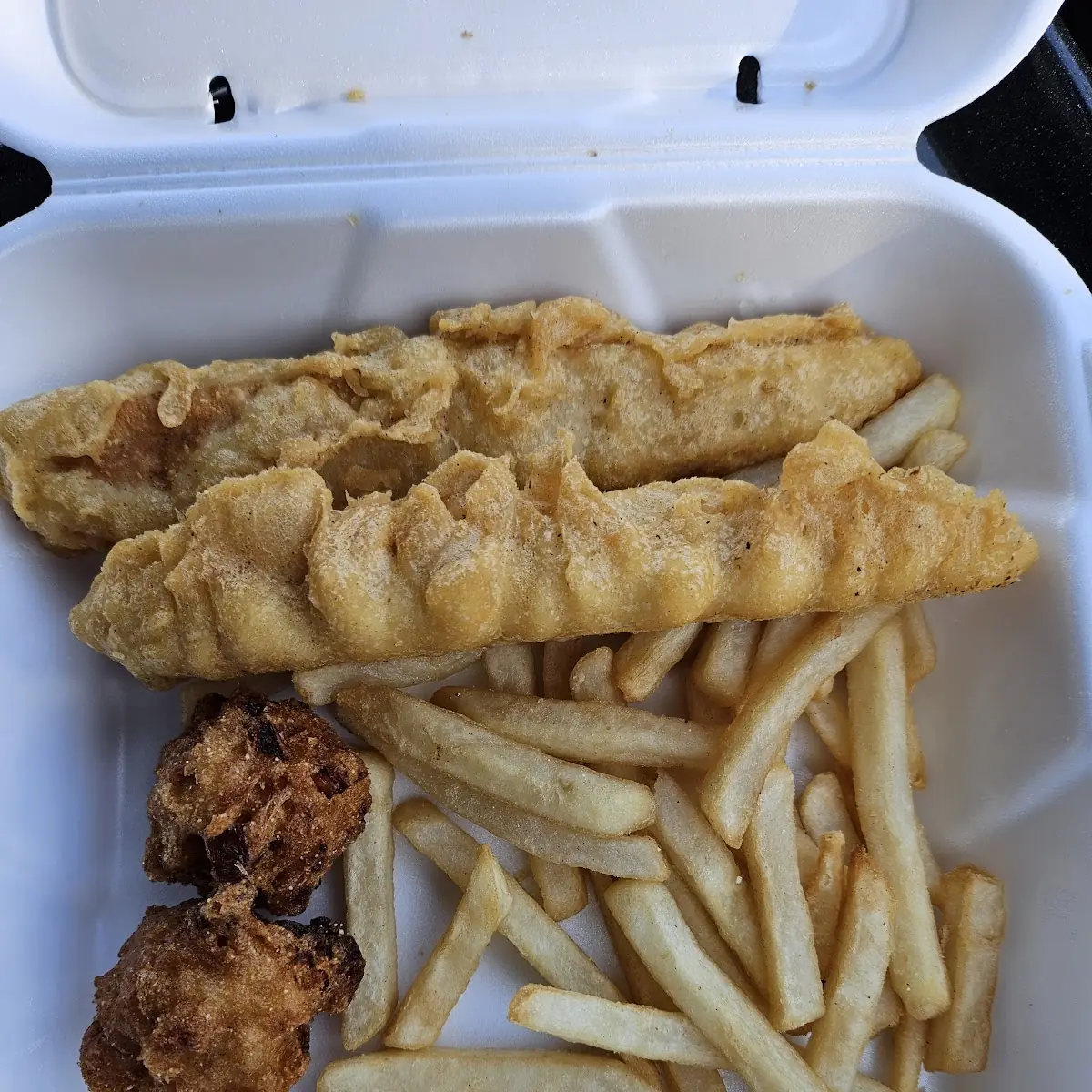 Battered Fish and Chips
