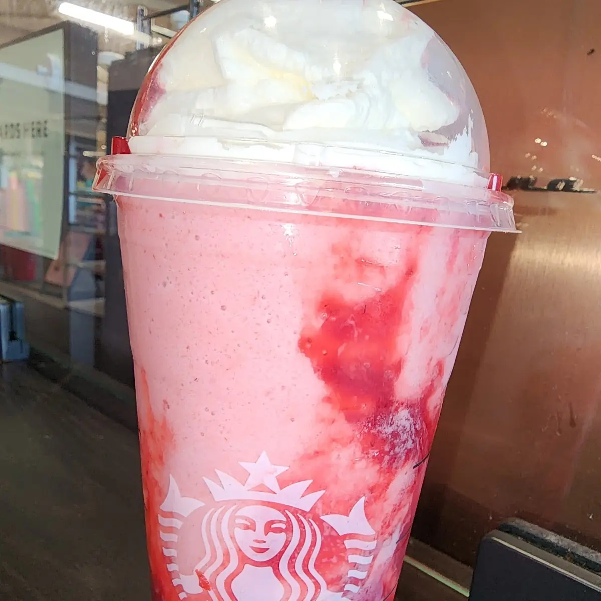 Strawberry Crème Frappuccino Blended Beverage