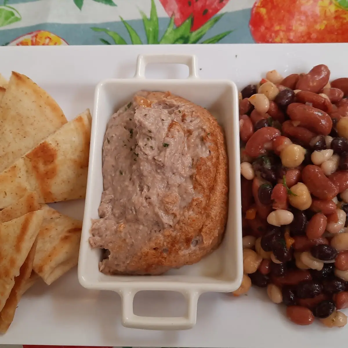 Black Bean Humus and Grain Salad