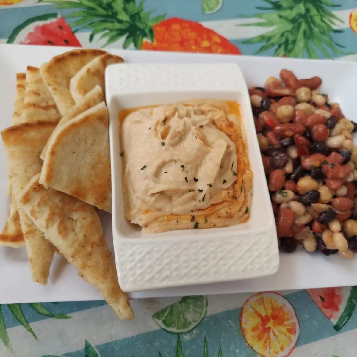 Spicy Humus and Grain Salad