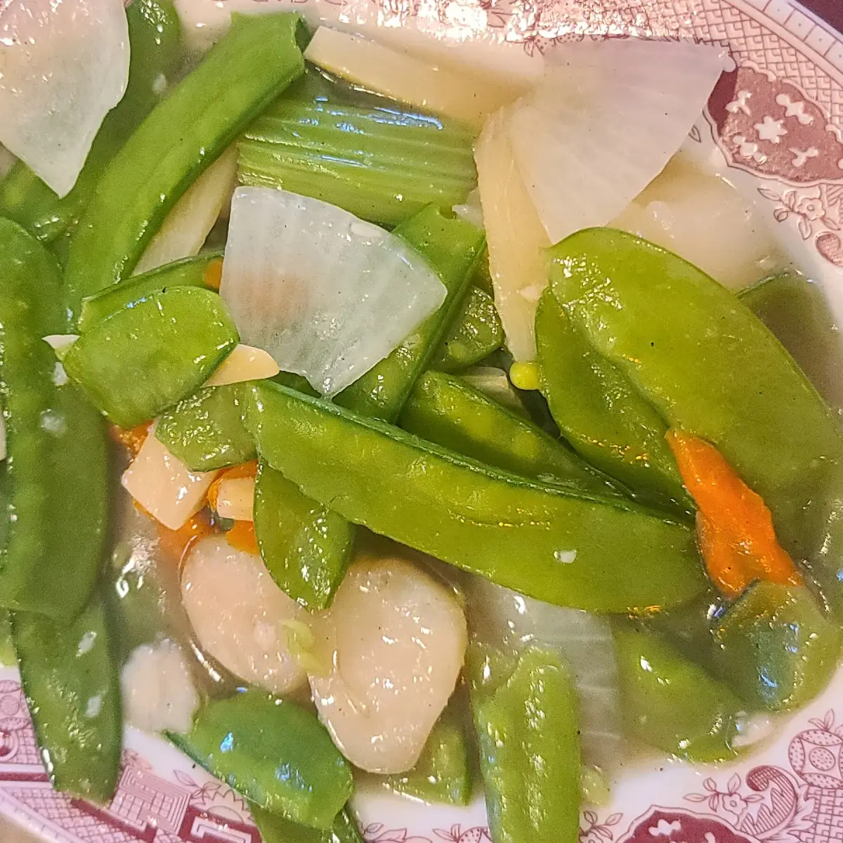 Scallops with Mixed Vegetables