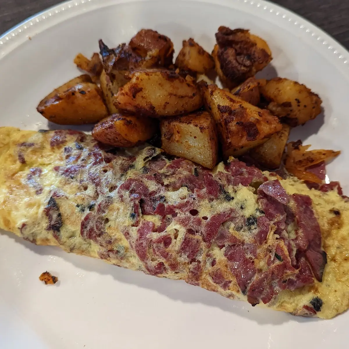 Pastrami & Swiss Omelet