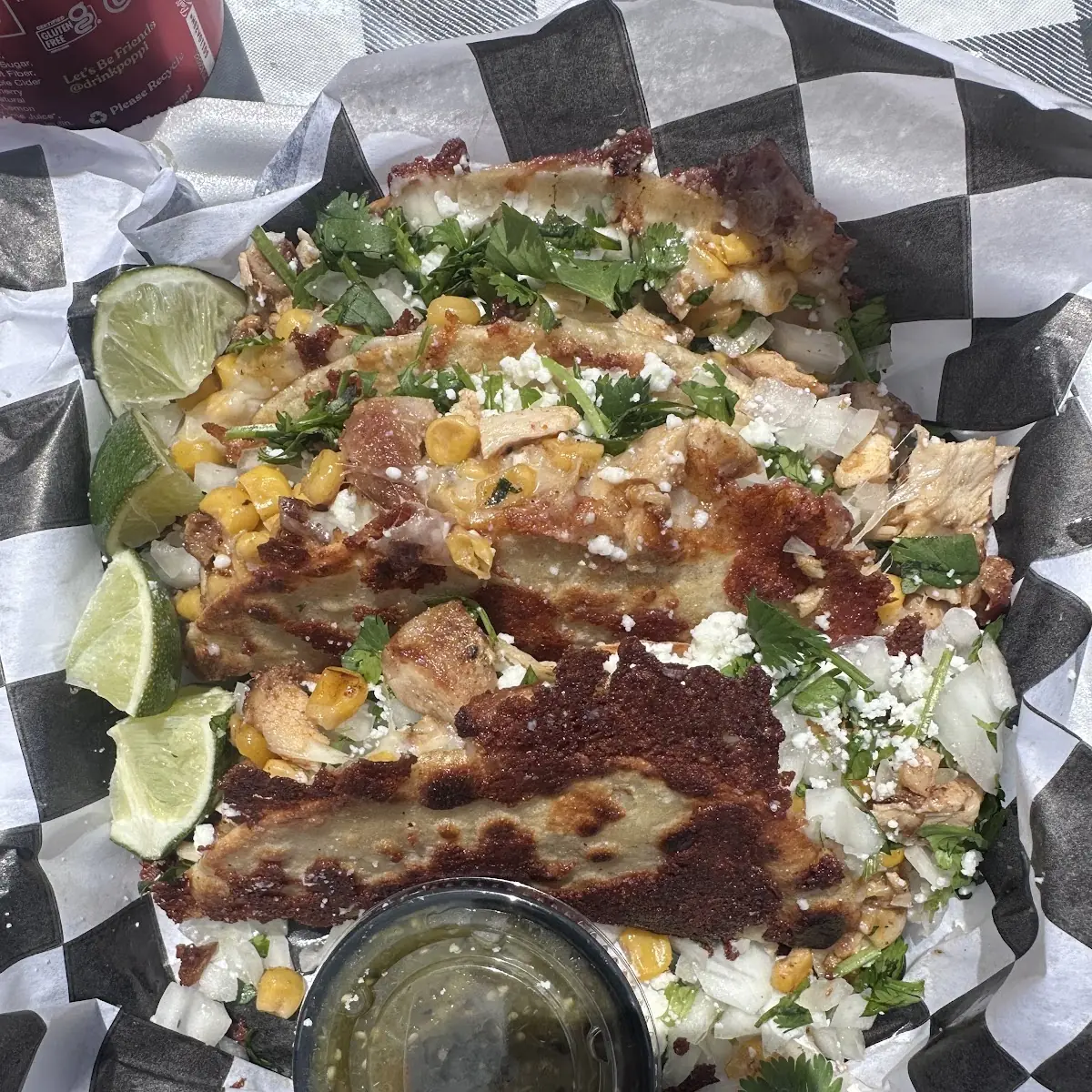Elote Tacos with Chicken