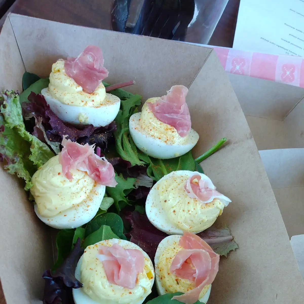 Country Ham Deviled Eggs