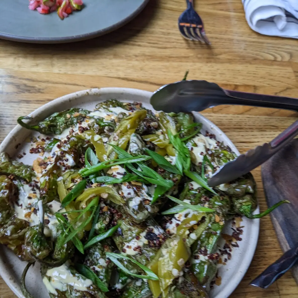 Pan Fried Shishito Peppers