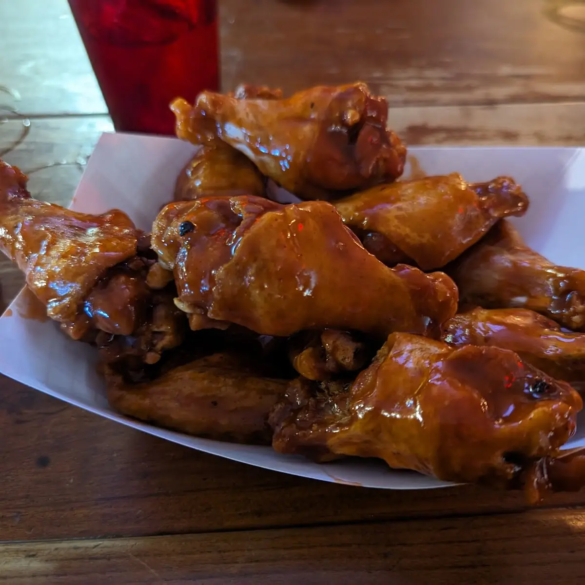 Station 40 Hot BBQ Wings