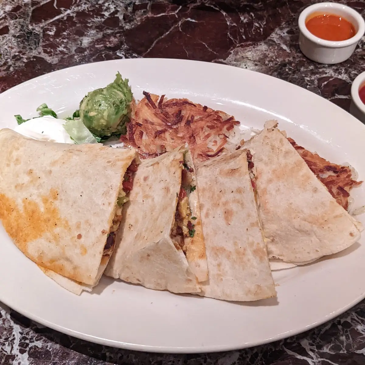 Stacked Chicken Quesadilla