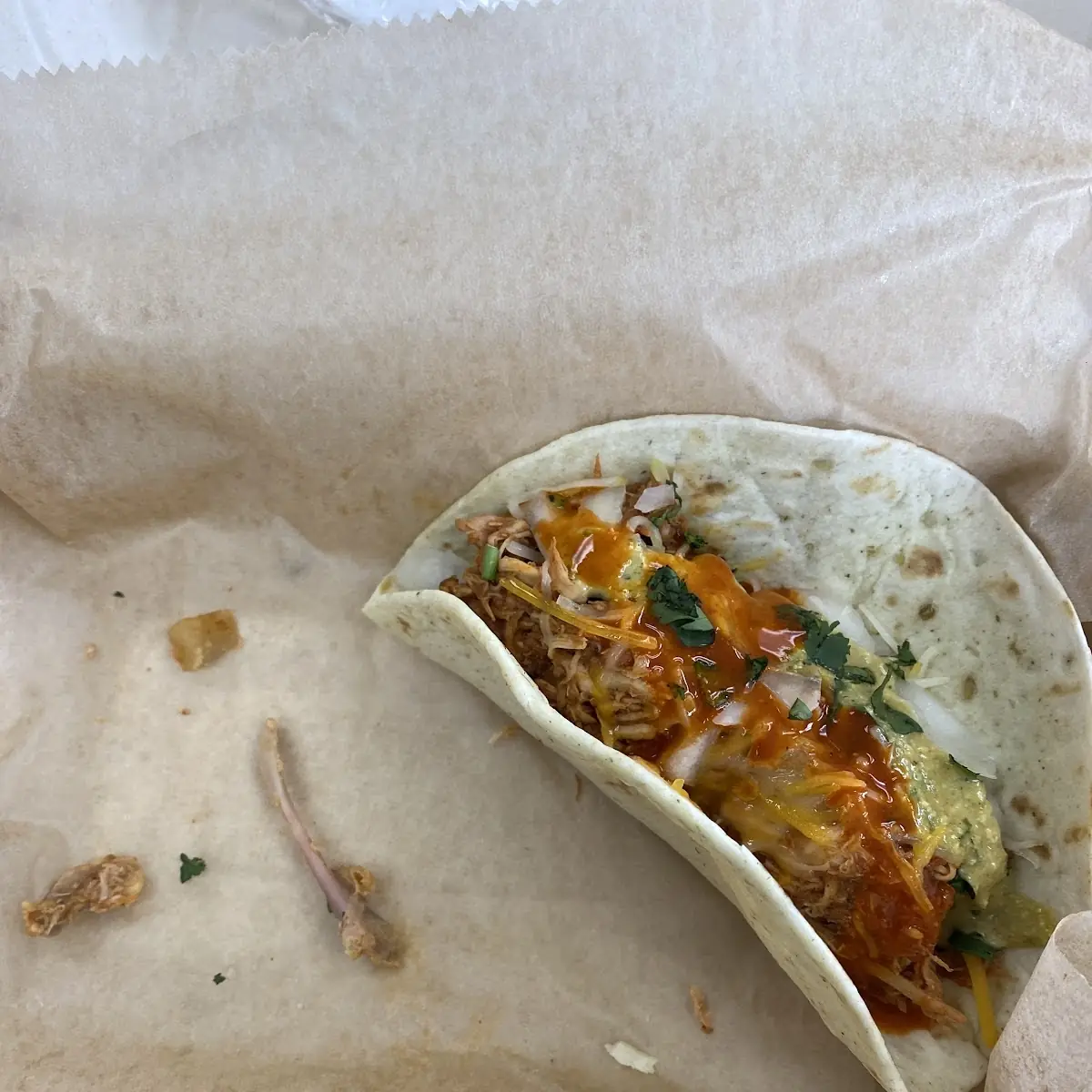 Single Chicken Taco
