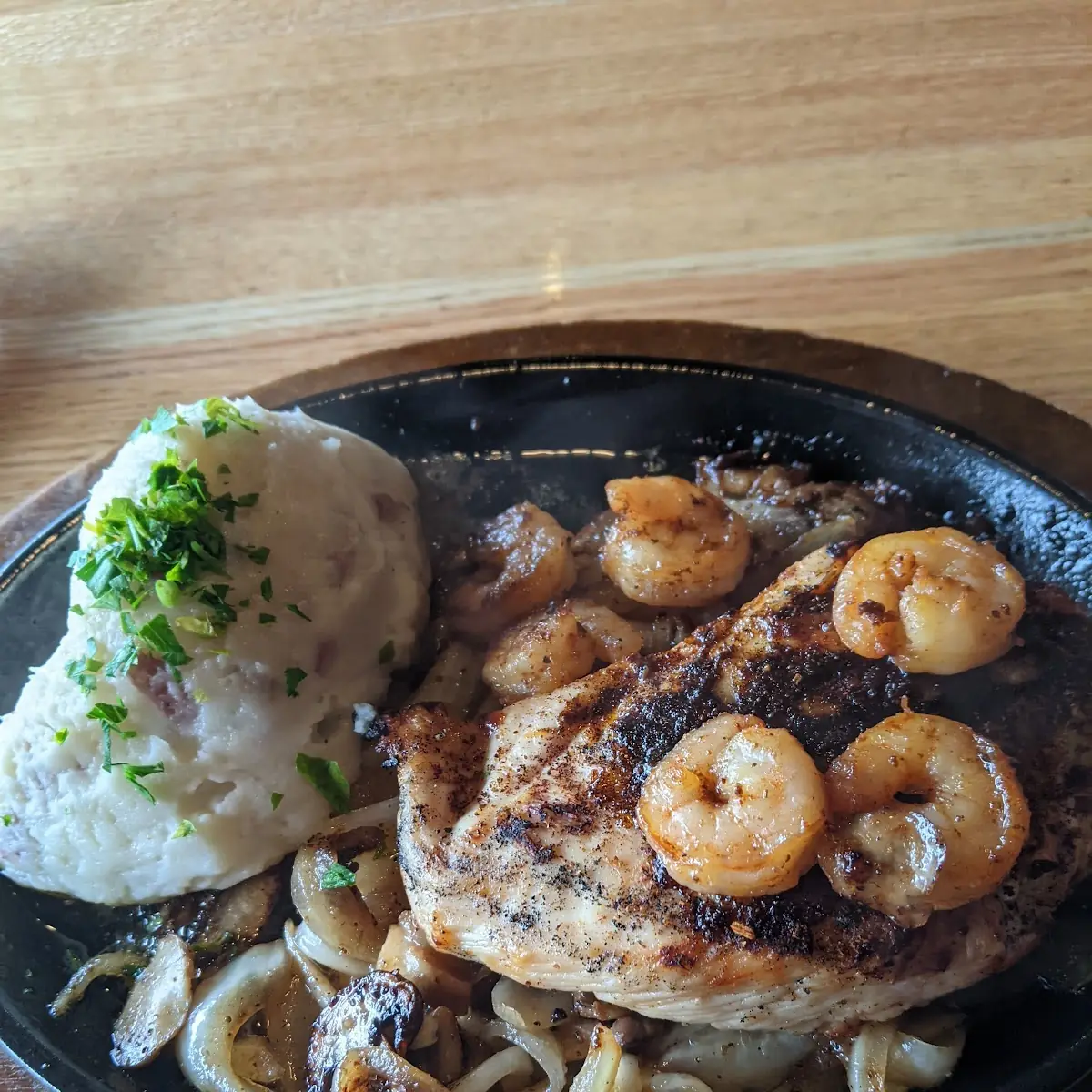 Shrimp 'N Parmesan Sirloin