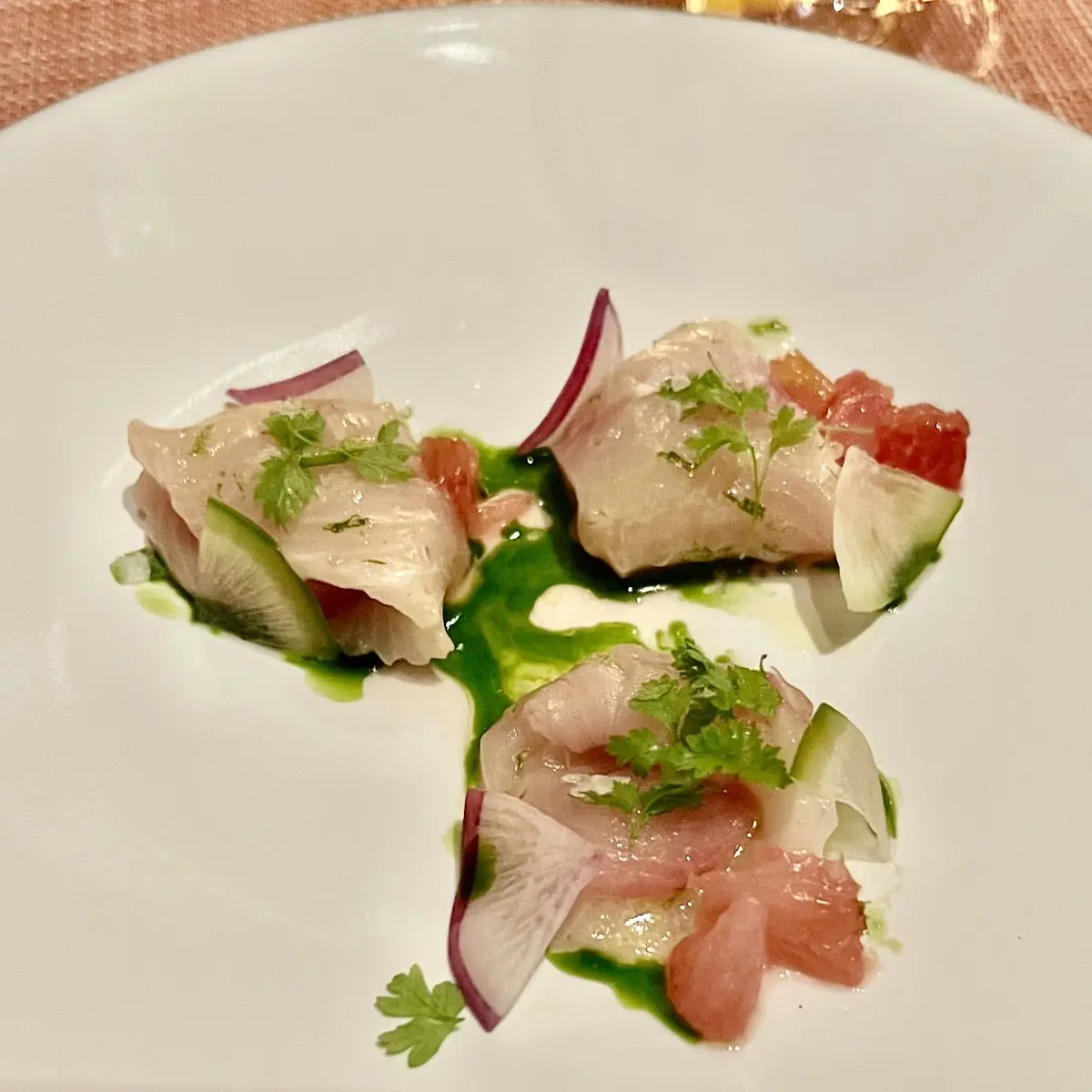 Hamachi Crudo