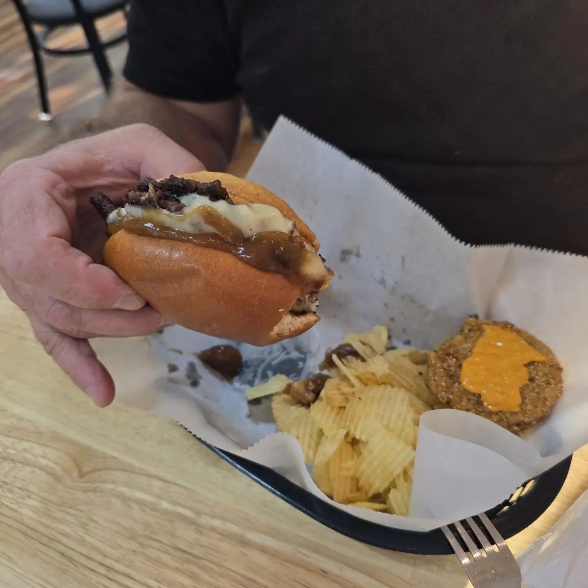 Mushroom Swiss Burger