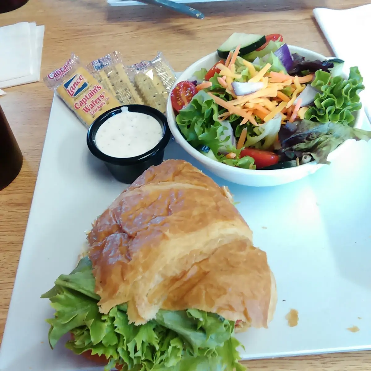 Chicken Salad on a Croissant