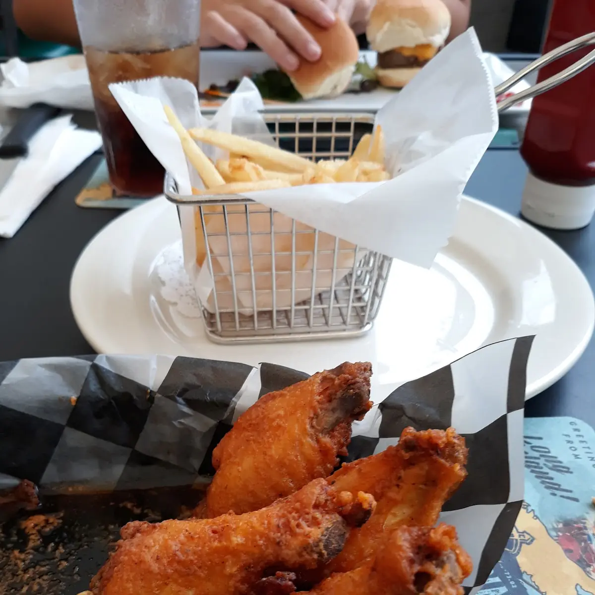Buffalo Wings and Fries