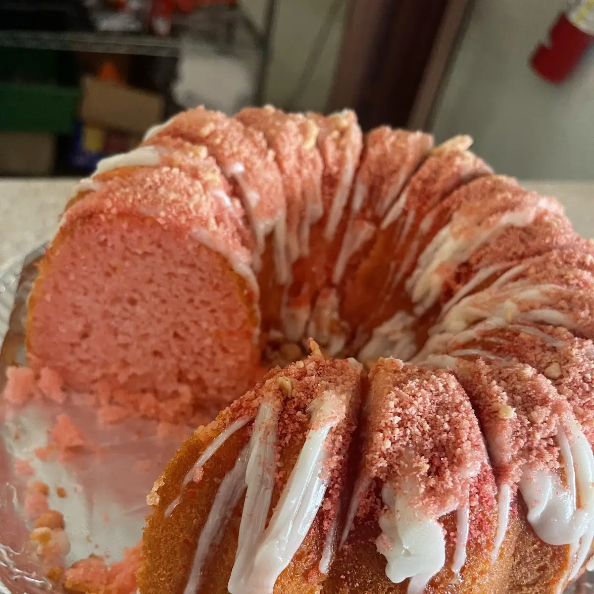 Strawberry Crunch Cakes