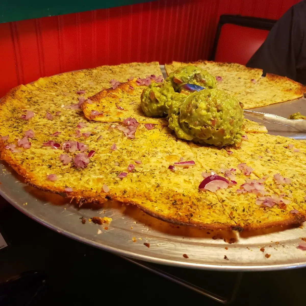 Pizza with Guacamole