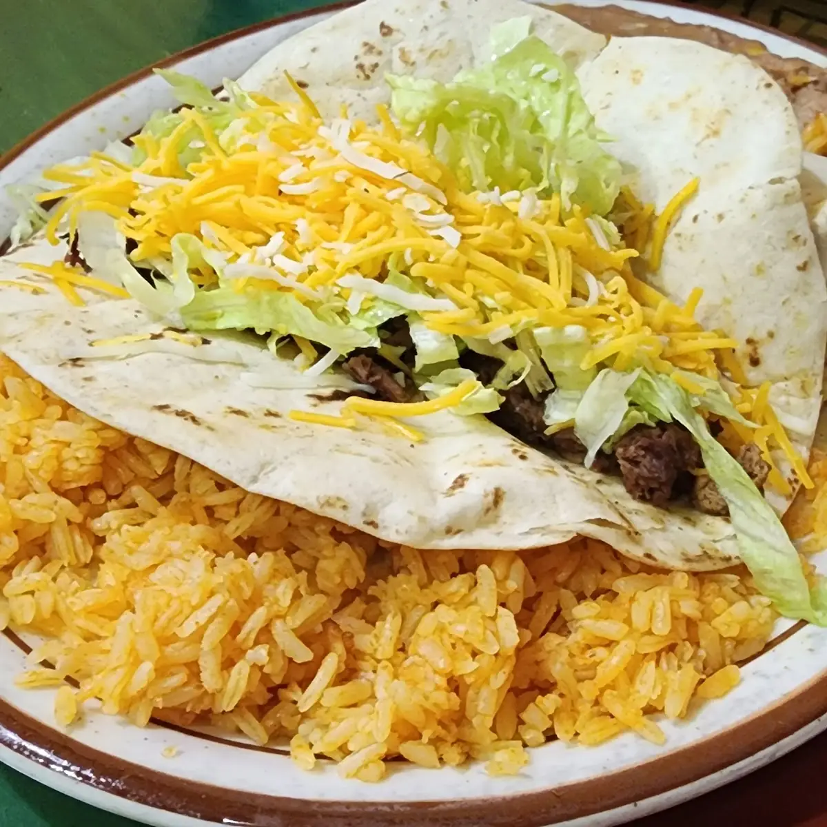 Large Bean and Cheese Burrito