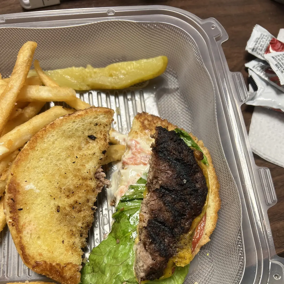 Burger and Fries