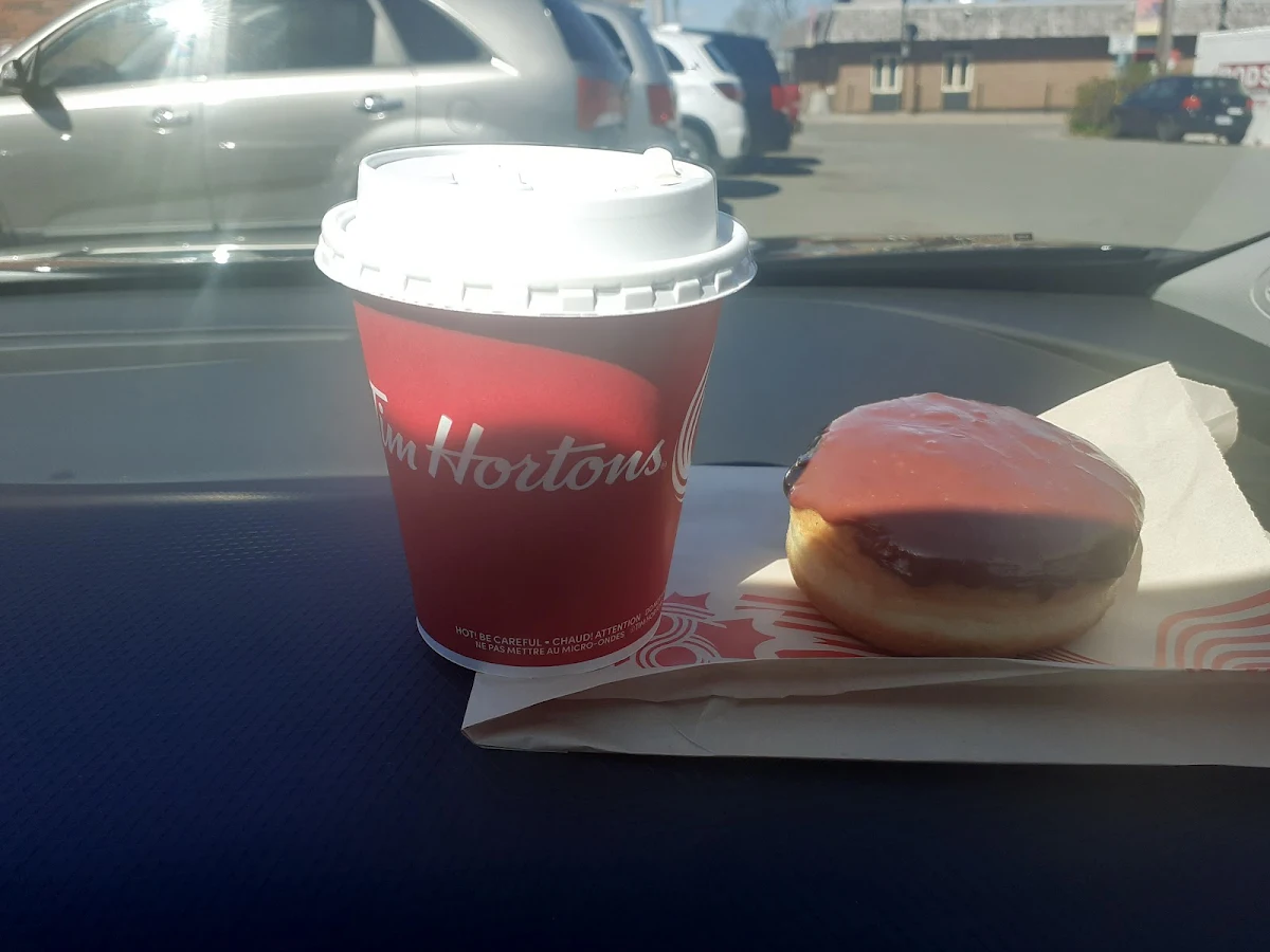 Coffee & Boston Cream Donuts