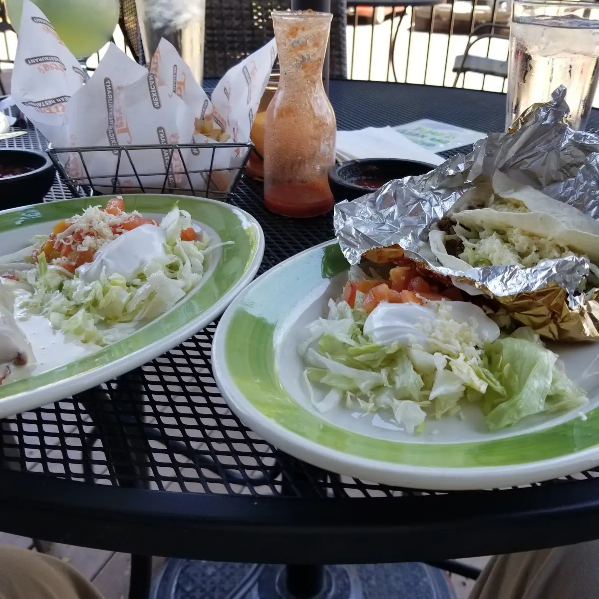L HH Chimichanga R HH Soft Shell Tacos