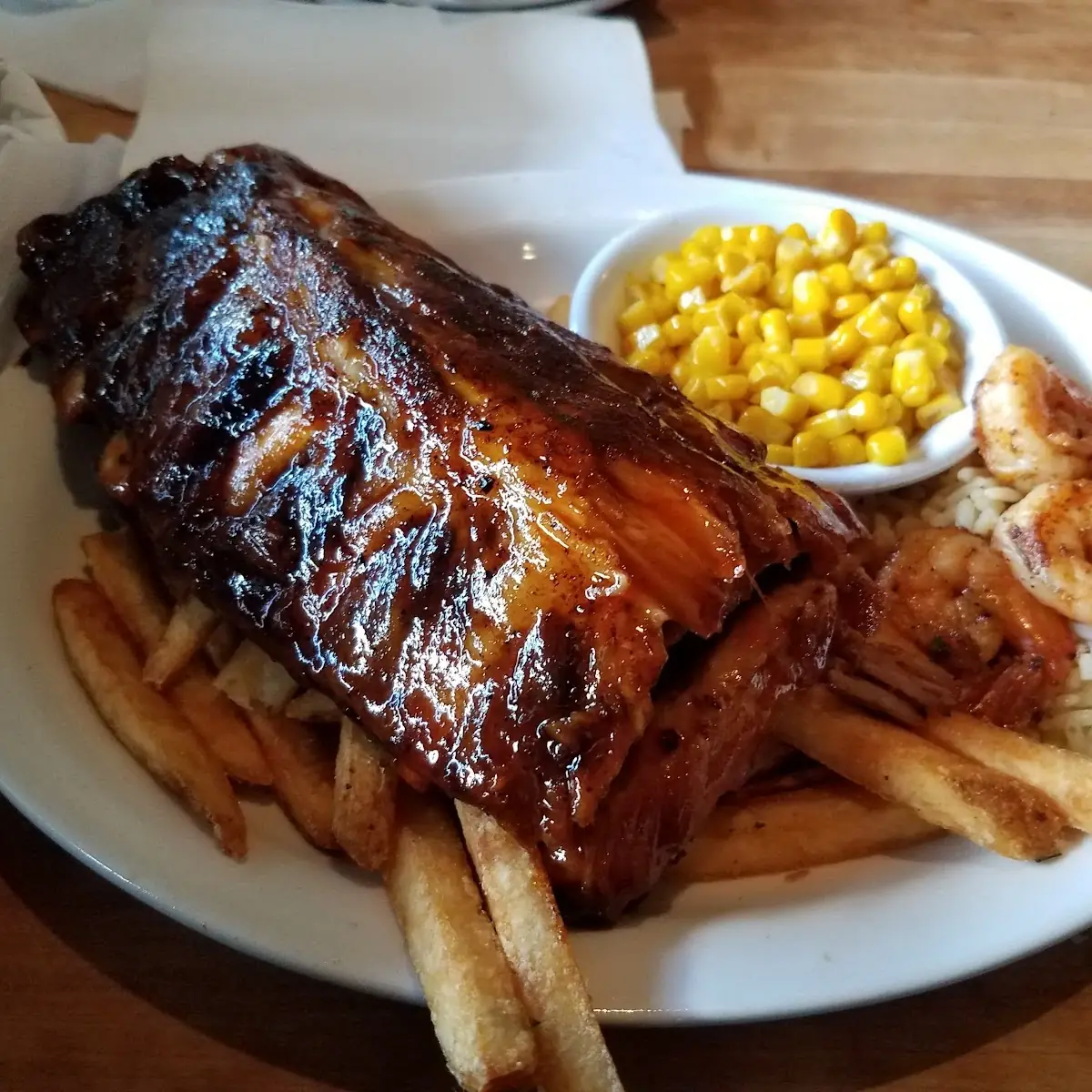 Ribs Mashed Potatoes and Gravy
