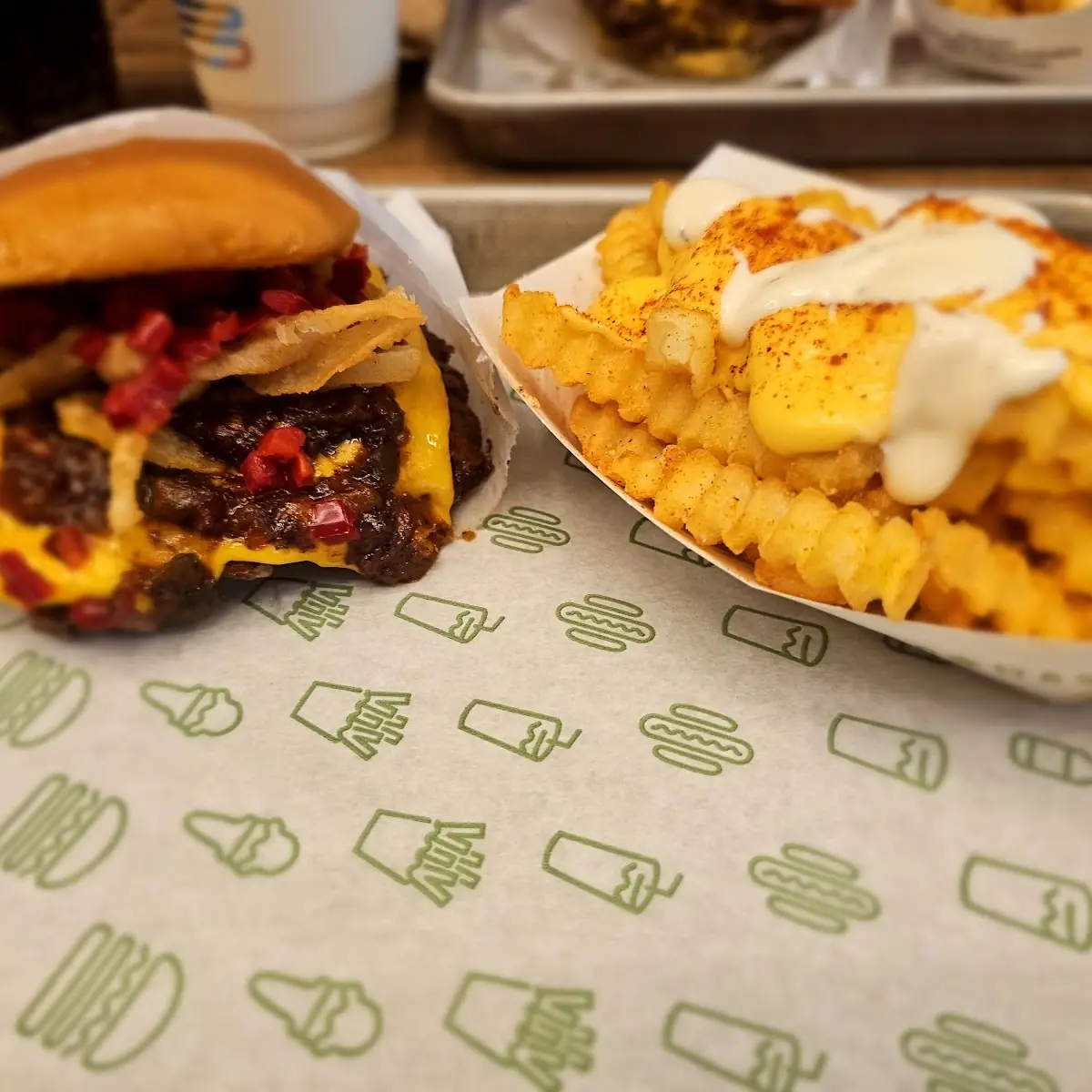 Carolina BBQ Burger with Fried Pickles