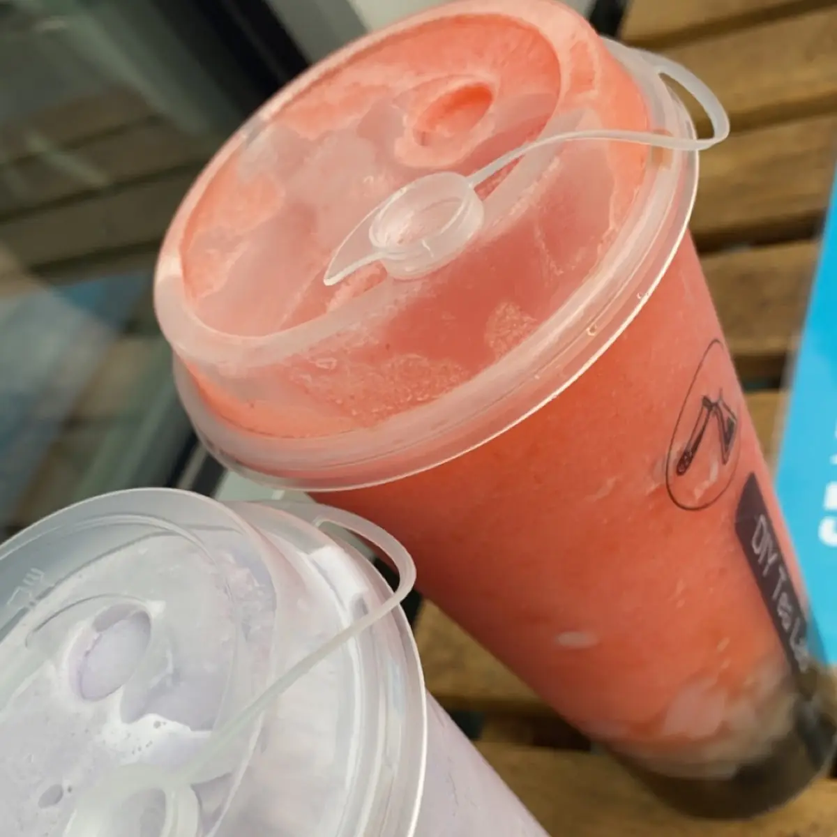 Taro Milk Tea Strawberry Slush