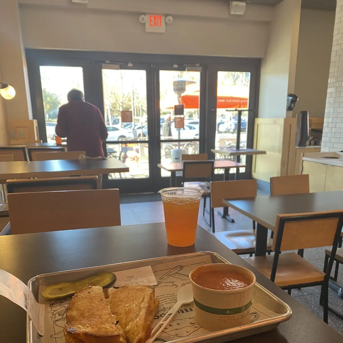 Grilled Cheese Sandwich and Tomato Soup
