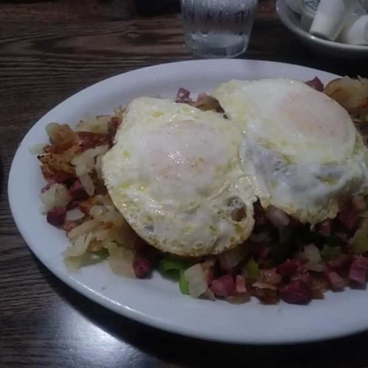 Two Eggs & Corn Beef Hash