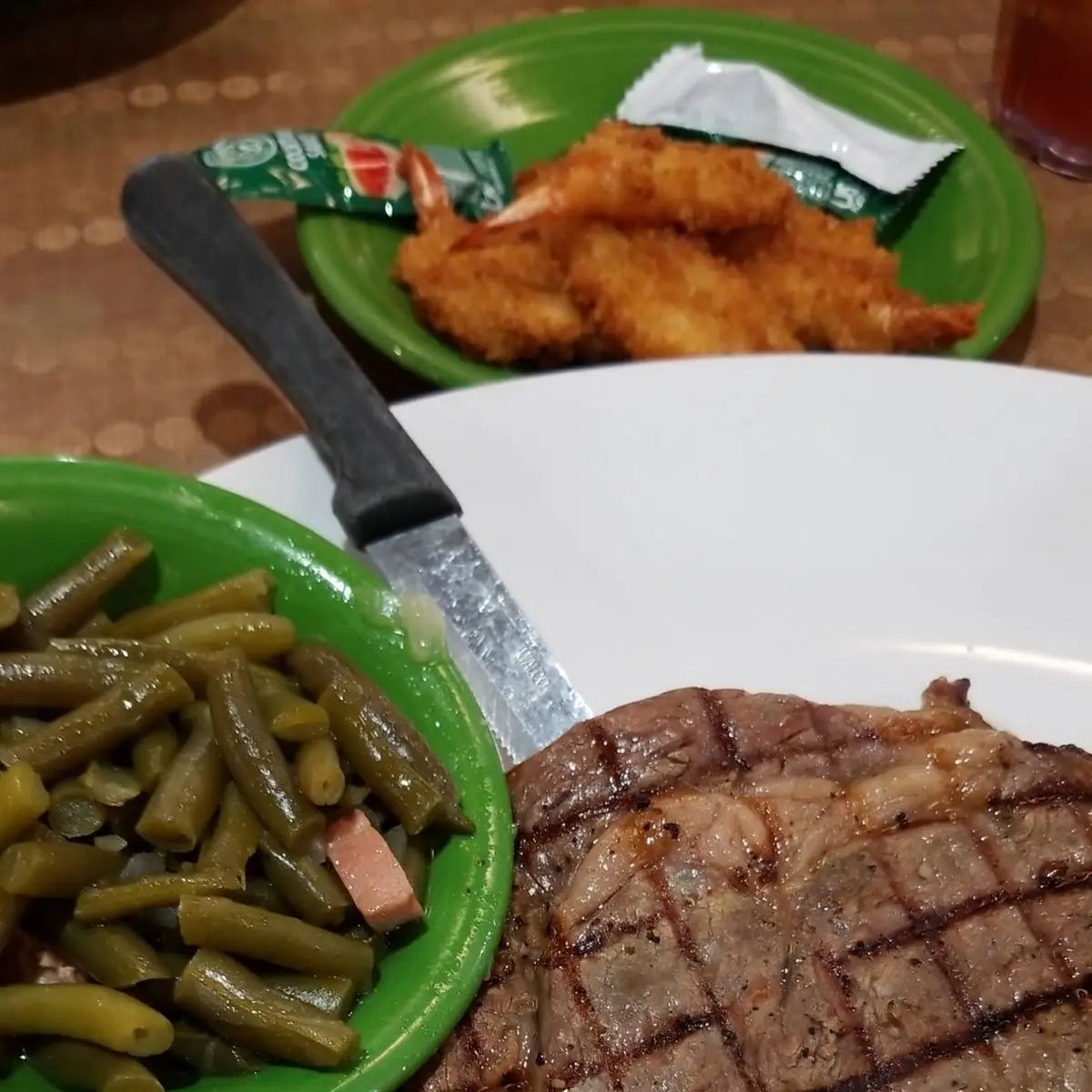 12 Oz New York Strip and Shrimp