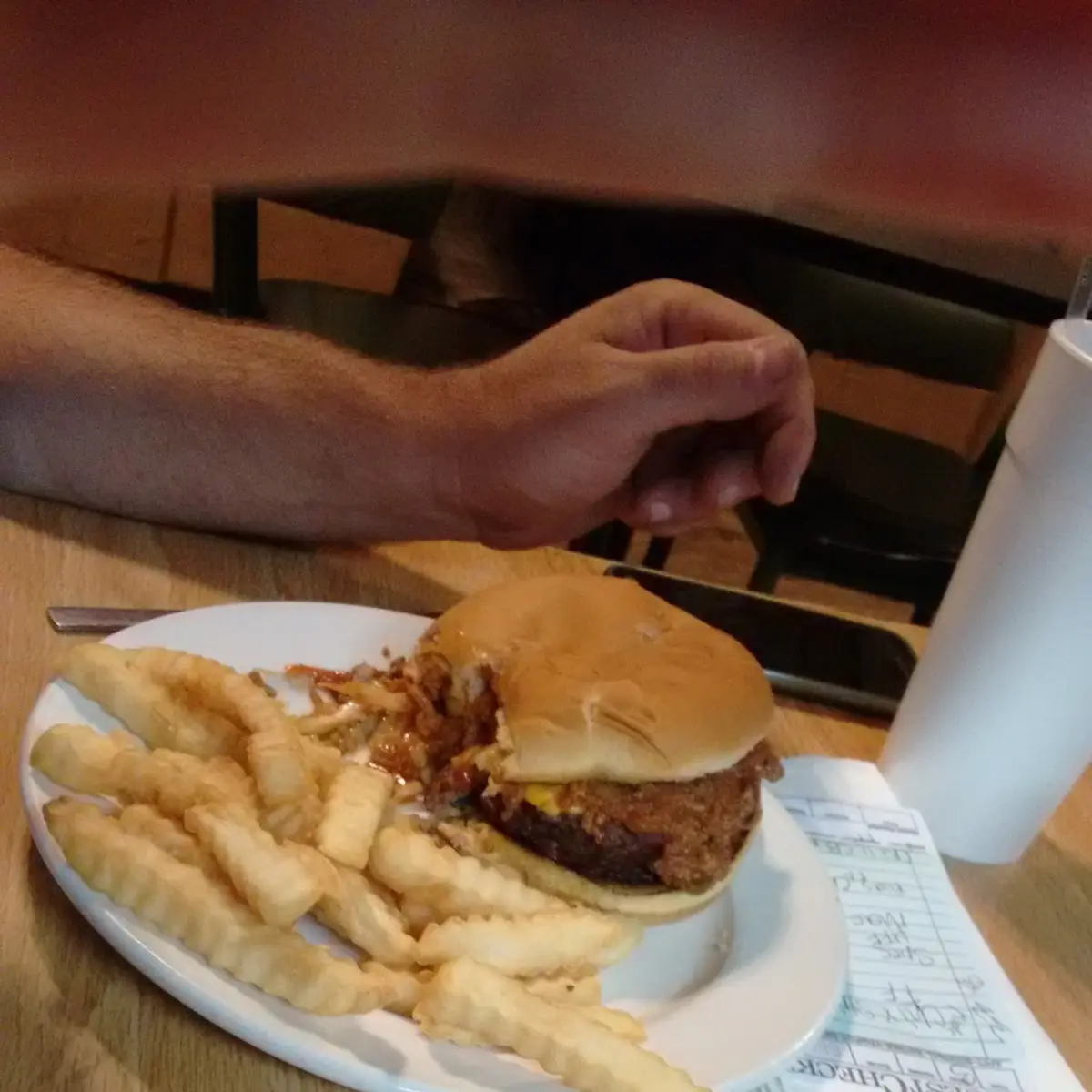 Burger and Fries