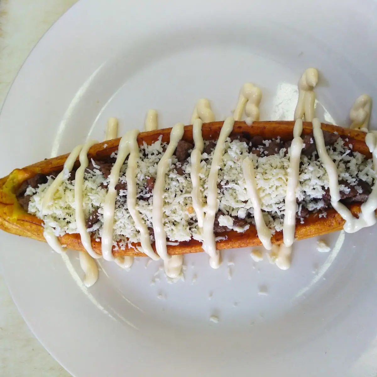 Platano Relleno Stuffed Sweet Plantains