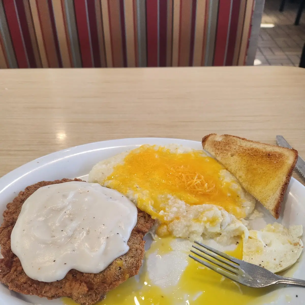 Chicken Fried Steak and Eggs