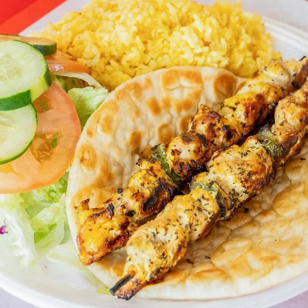 Chicken Kabob Plate