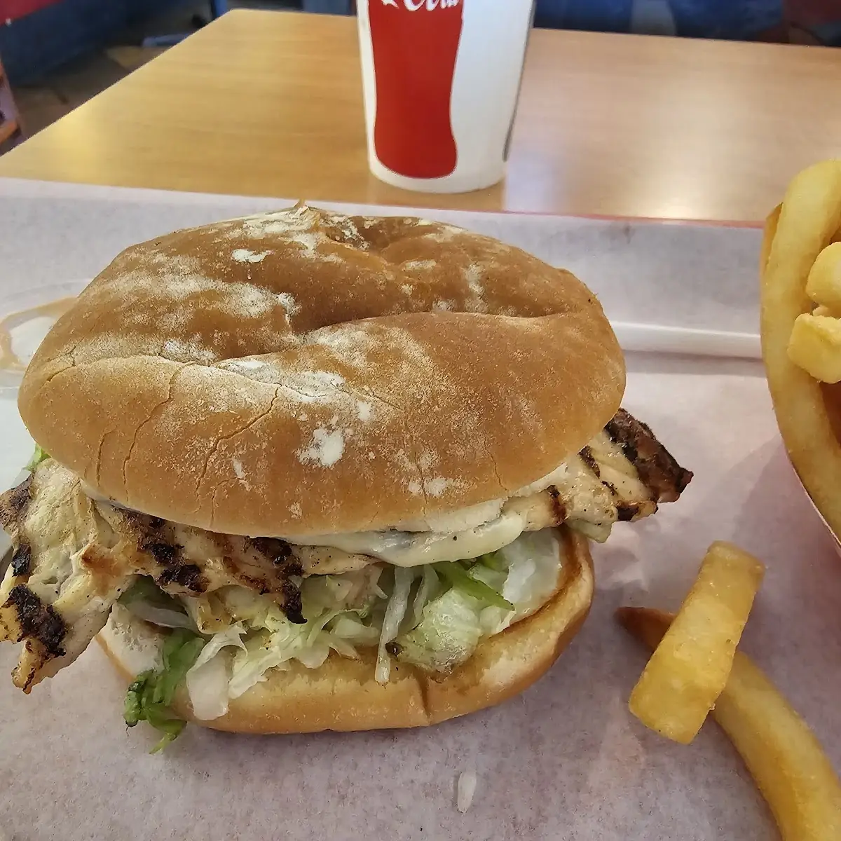 Chicken Swiss Burger