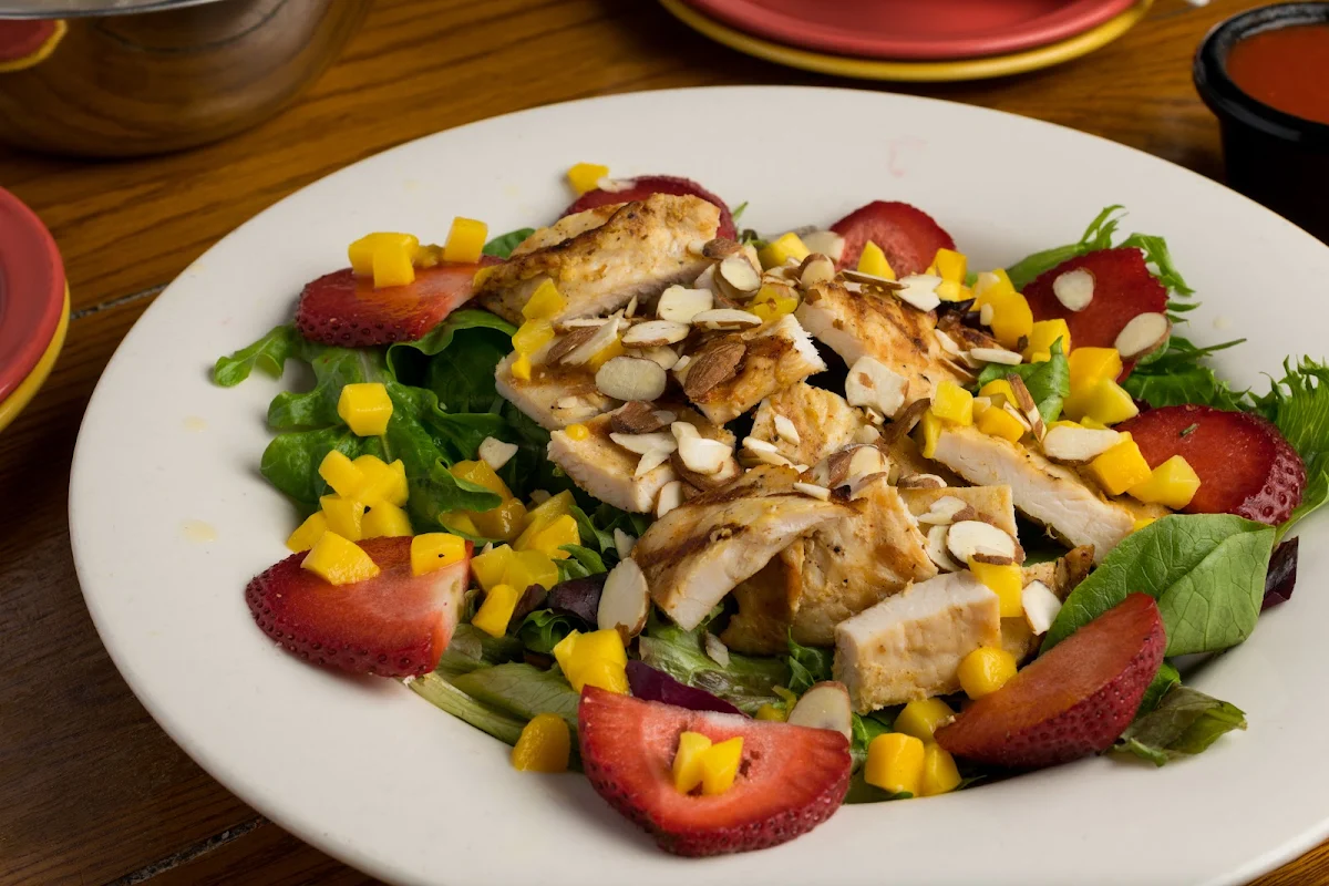 Strawberry Mango Chicken Salad