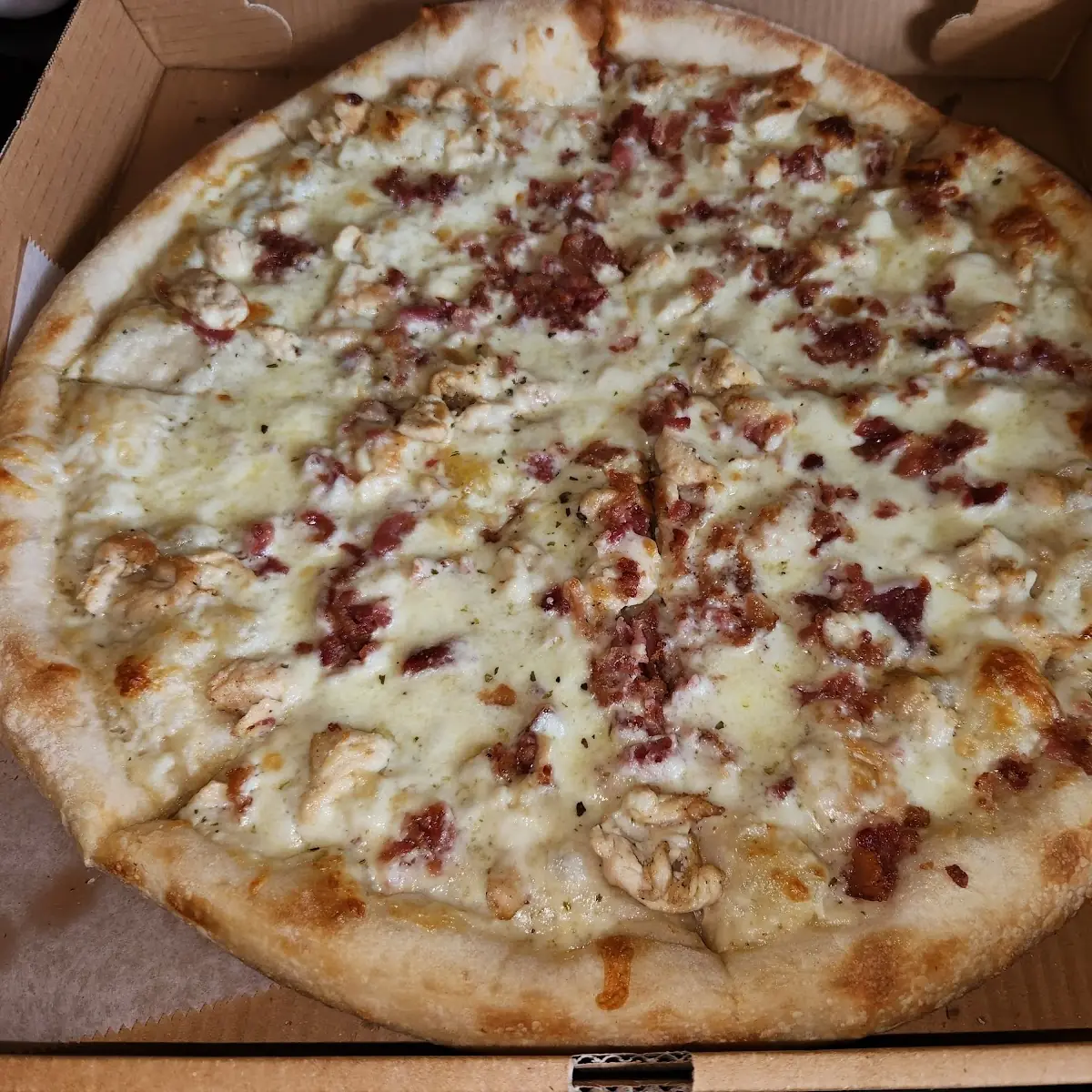 Chicken Bacon Ranch Pizza