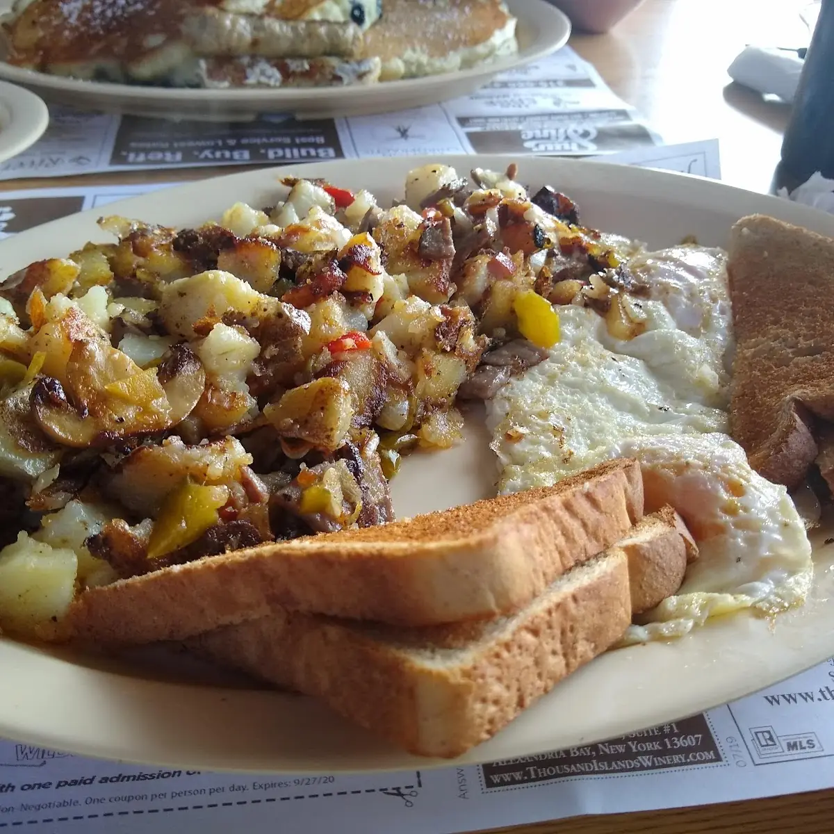 Roast Beef Hash and Eggs