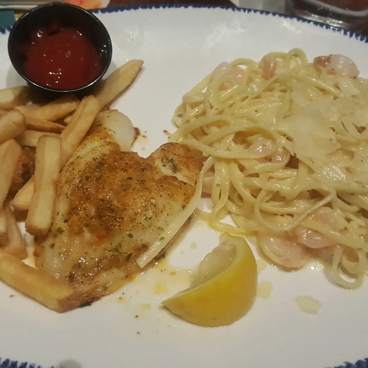 Shrimp Alfredo