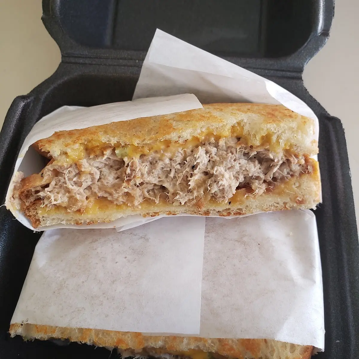 Tuna Melt on Sourdough