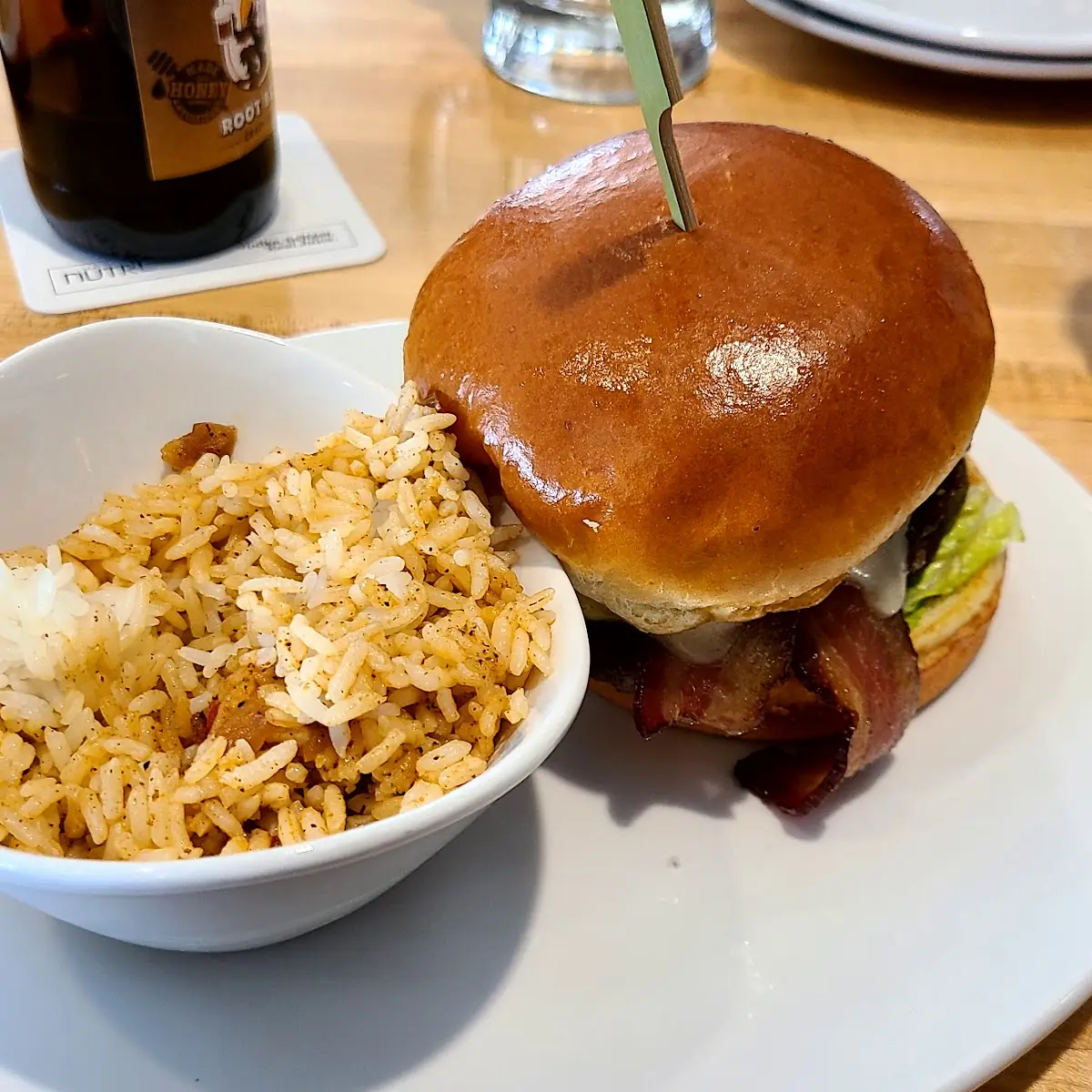 Mushroom Swiss Burger